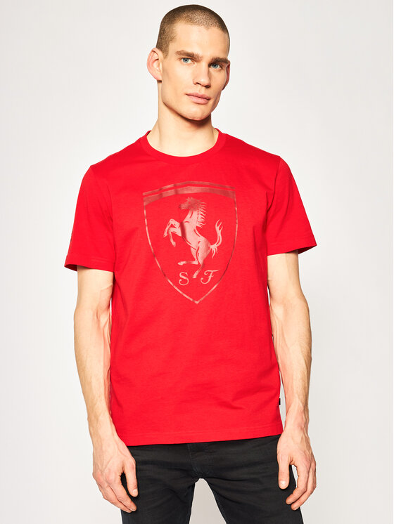 Puma ferrari clearance big shield tee