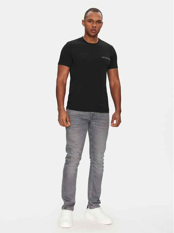 Emporio Armani Underwear Emporio Armani Underwear Súprava tričiek EM000391 AF10779 MC108 Čierna Regular Fit
