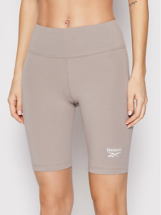 Reebok Αθλητικό σορτς Identity Logo HB2315 Μπεζ Slim Fit | Modivo.gr