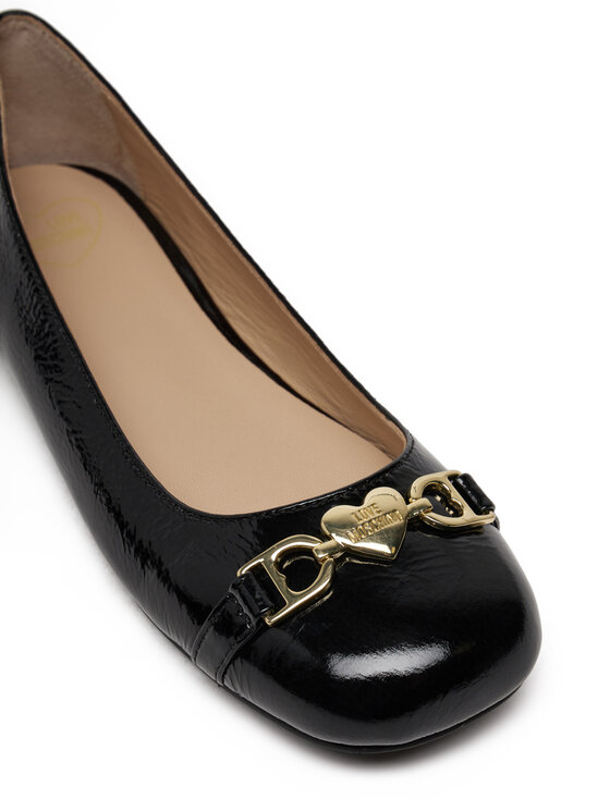 LOVE MOSCHINO LOVE MOSCHINO Baleriny JA11011G1MII0000 Czarny