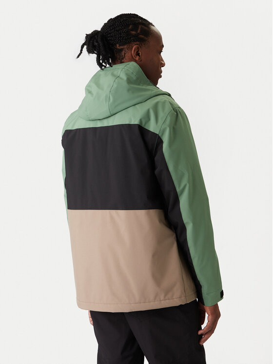 Quiksilver Quiksilver Kurtka snowboardowa Sycamore Block EQYTJ03503 Zielony Relaxed Fit