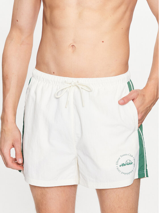 Ellesse Kratke hlače za na plažo Tenios SHR17730 Écru Regular Fit