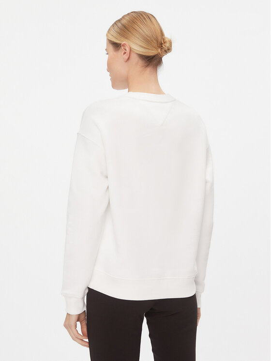 Tommy Jeans Tommy Jeans Džemperis Badge DW0DW17325 Balta Boxy Fit