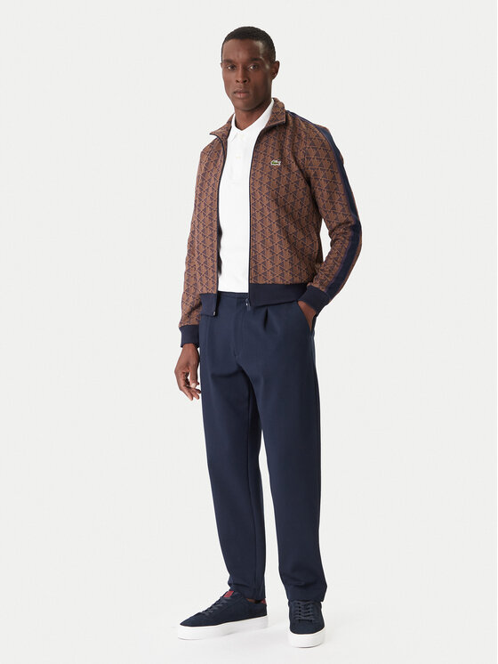 Lacoste Lacoste Felpa SH1368 Marrone Regular Fit