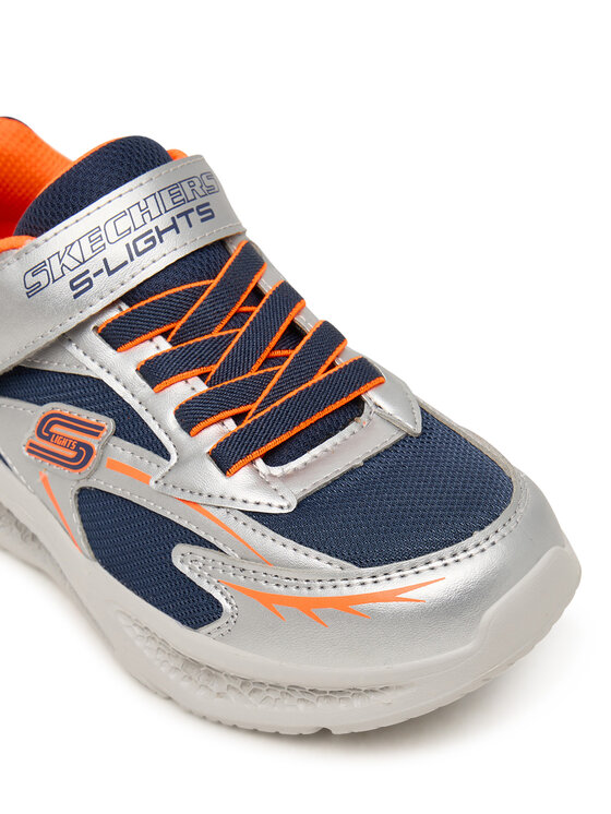 Skechers Skechers Sportcipők Meteor-Lights - Glow-Strider 401497L/SLOR Ezüst