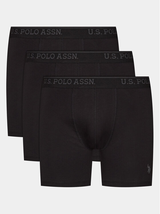 U.S. Polo Assn. Set Od 3 Para Bokserica 80454 Crna