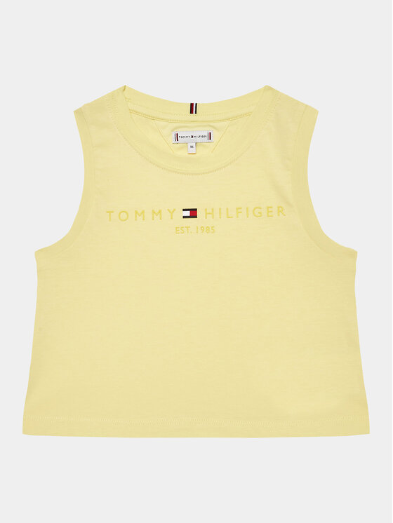 Tommy Hilfiger Topiņš KG0KG07262 M Dzeltens Regular Fit