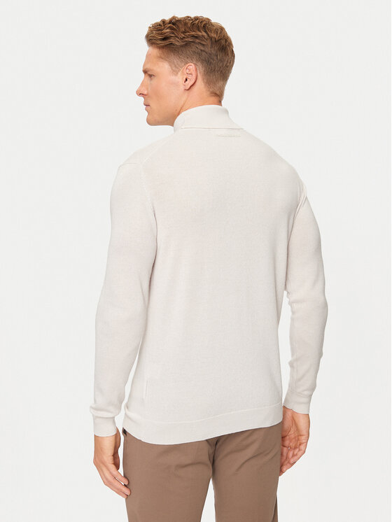 KARL LAGERFELD KARL LAGERFELD Golf 655058 544399 Beżowy Regular Fit