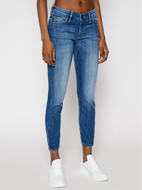 Lee Lee Jeans Scarlett Cropped L30CPFYO 112106375 Blu Skinny Fit