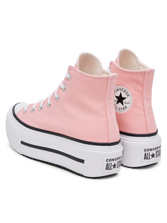 Converse Converse Plátěnky Chuck Taylor All Star Lift Double Stack A15012C Růžová