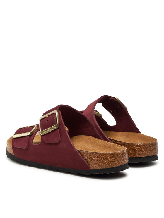 Birkenstock Birkenstock Natikače Arizona Sfb Lenb1028719 Tamnocrvena