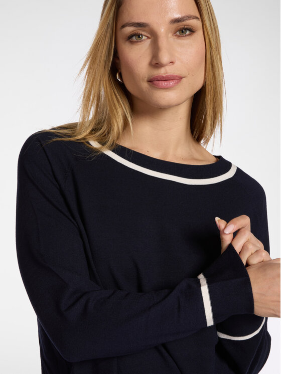 Elena Mirò Elena Mirò Sweter M563Z000704N0A3 Niebieski Regular Fit