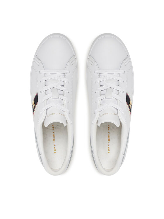 Tommy Hilfiger Tommy Hilfiger Sneakersy Vulc Webbing Sneaker FW0FW08903 Biały