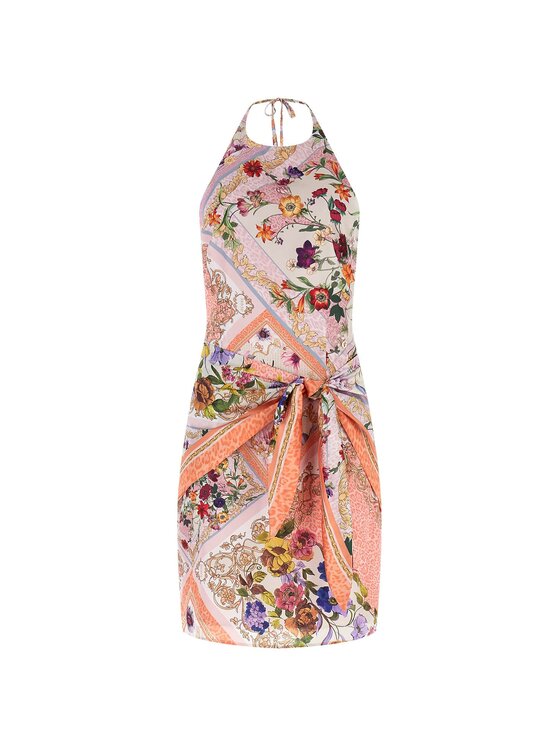 Guess Guess Sukienka codzienna 177703 Różowy Classic Fit