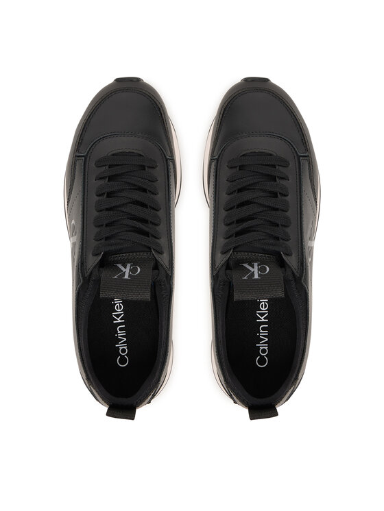 Calvin Klein Calvin Klein Αθλητικά Retro Runner Sock Panl Lth Neo HW0HW03118 Μαύρο