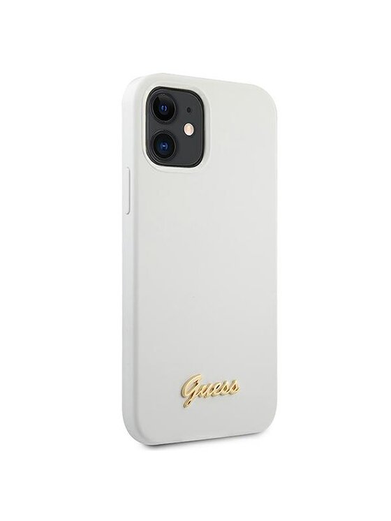 Guess Guess Etui na telefon iPhone 12 Mini Biały