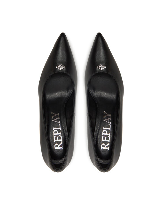 REPLAY REPLAY Pantofi cu toc subțire GWH2Z .000.C0001S Negru
