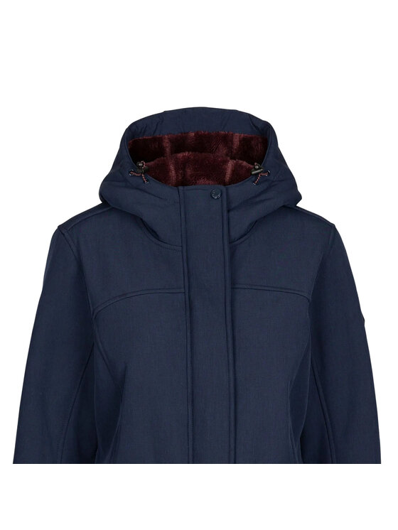 Trespass Trespass Kurtka softshell Anza Granatowy Long Fit