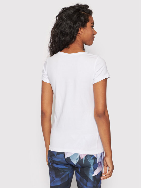 4F 4F T-Shirt H4L22-TSD353 Biały Regular Fit