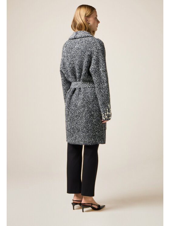 Oltre Oltre Cardigan M566E001952N033 Grigio Regular Fit