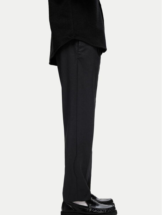 Selected Homme Selected Homme Spodnie materiałowe 16094358 Czarny Tapered Fit