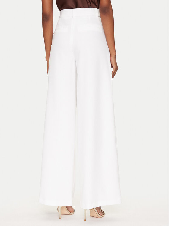 Guess Guess Palazzo hlače W5GB02 WH9Y2 Bijela Wide Leg