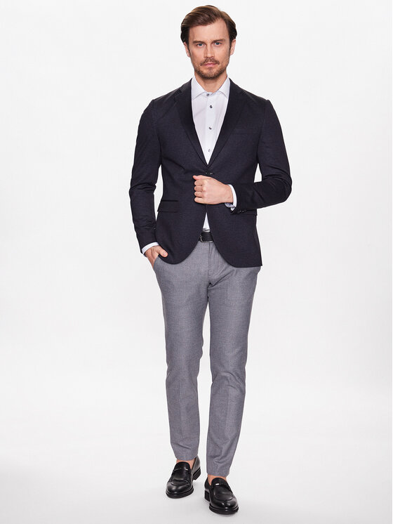 Camicia 100004054 Bianco Contemporary Fit