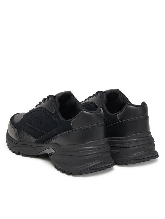 Calvin Klein Jeans Calvin Klein Jeans Sneakersy Hike Runner Hf Lth Mix YM0YM01289 Čierna