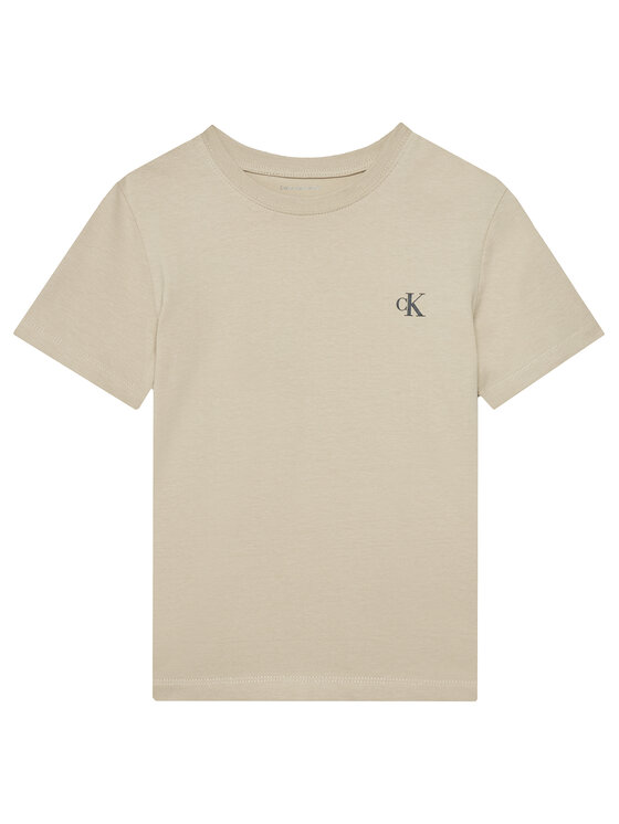Calvin Klein Jeans Calvin Klein Jeans Set di t-shirt Monologo IB0IB01093 D Beige Regular Fit