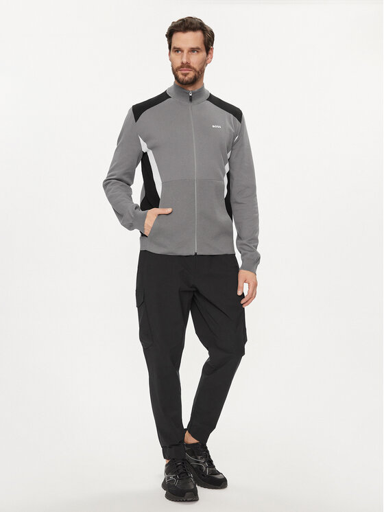 BOSS Boss Суитшърт Zotek 50504948 Сив Regular Fit