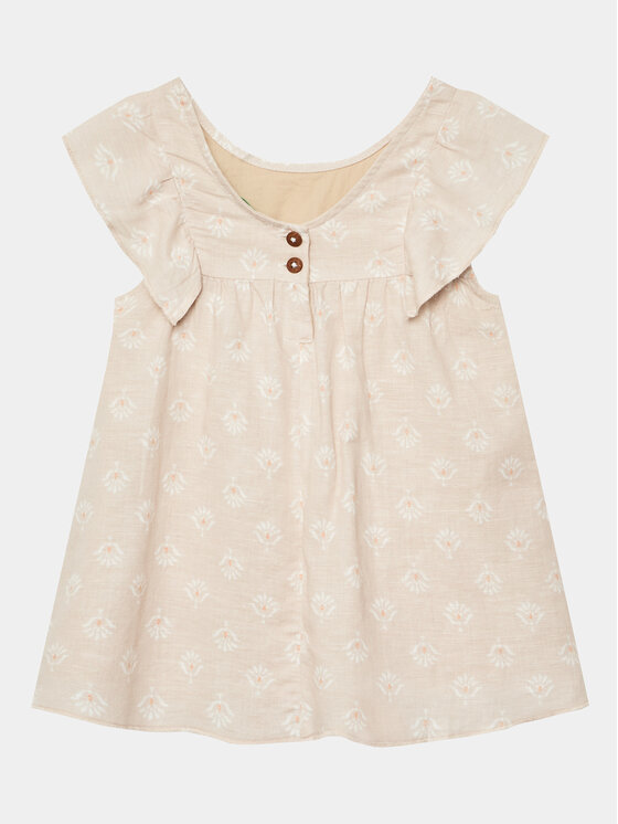 United Colors Of Benetton United Colors Of Benetton Igapäevane kleit 44JRGV00R Beež Regular Fit