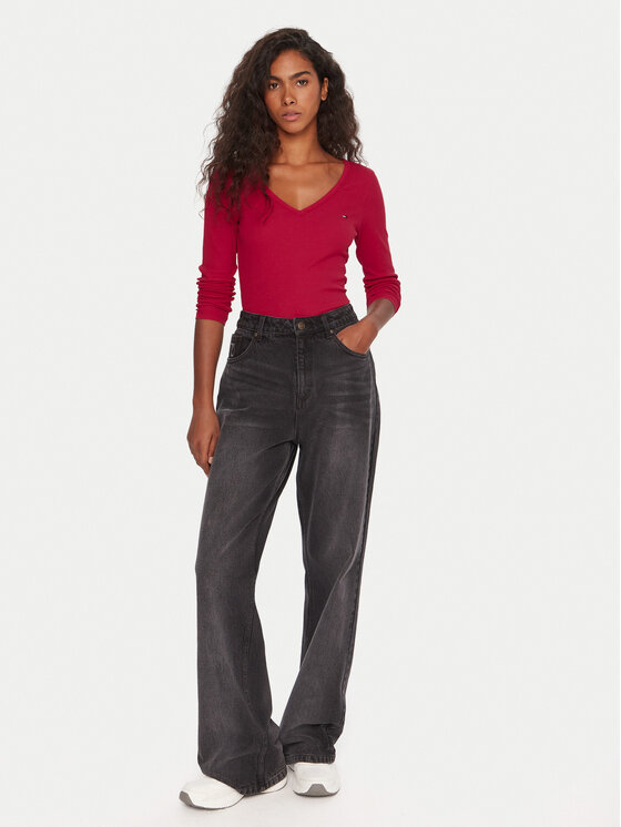 Tommy Jeans Tommy Jeans Palaidinė Essential DW0DW17990 Rožinė Slim Fit