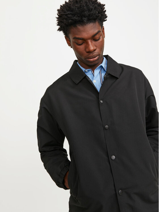Jack & Jones Jack & Jones Kurtka przejściowa Roy Coach 12237754 Czarny Regular Fit