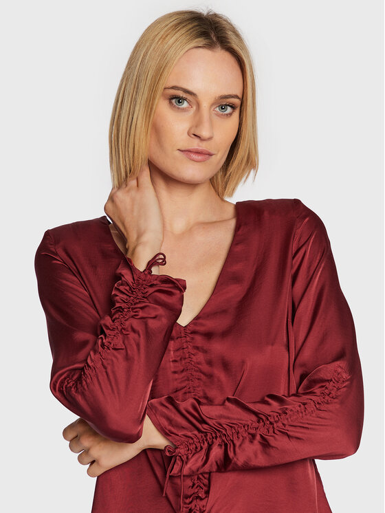 Blusa Evie 12855 Bordeaux Regular Fit