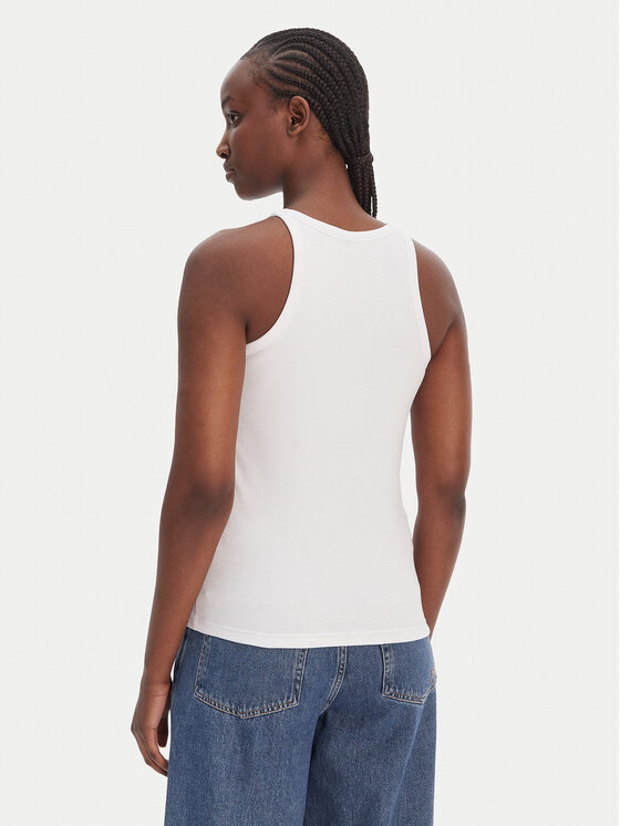 BOSS BOSS Top C_Epetite 50554664 Bílá Slim Fit