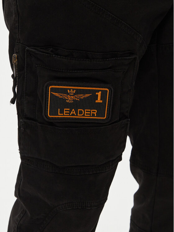 Aeronautica Militare Aeronautica Militare Pantaloni di tessuto 242PA1557CT3170 Nero Regular Fit