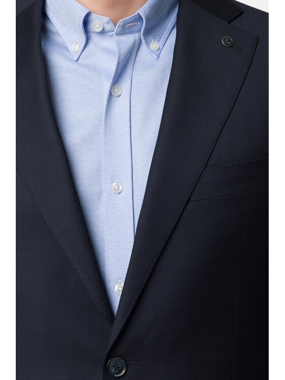 Lancerto Lancerto Garnitur Tucson GA073123000013 Granatowy Slim Fit