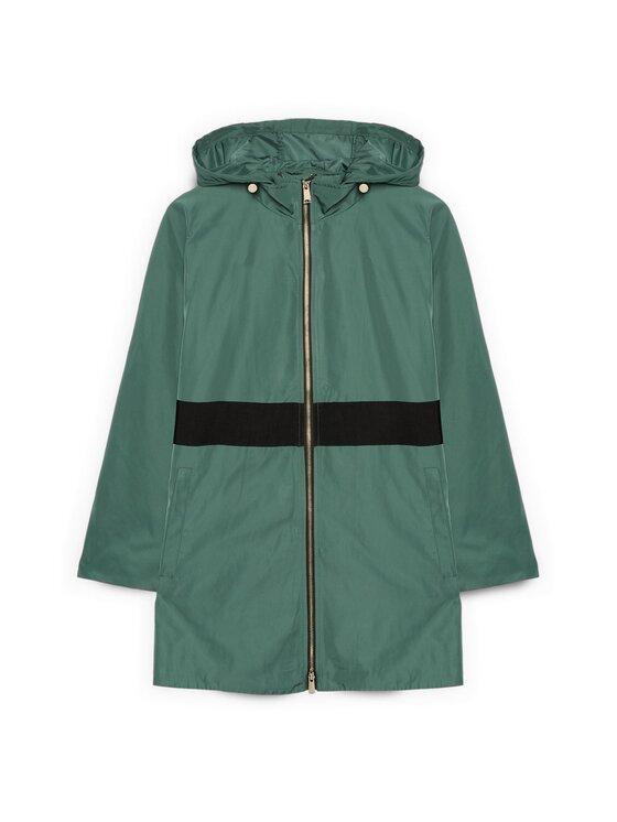 Fiorella Rubino Fiorella Rubino Cappotto invernale F061T001500N035 Verde A-Line Fit