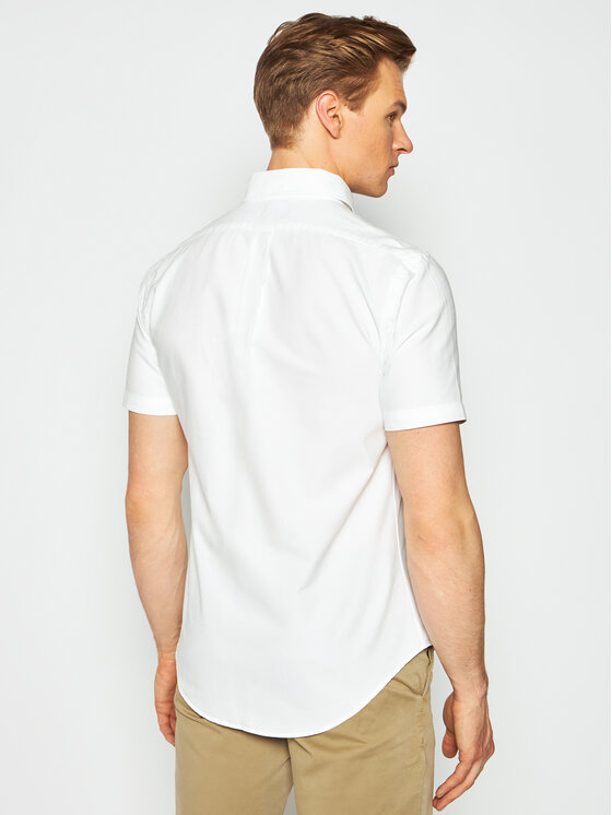 Polo Ralph Lauren Polo Ralph Lauren Cămașă Poplin 710787736 Alb Slim Fit