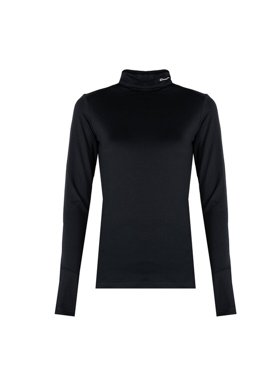 Champion Champion Μπλουζάκι 115567 Μαύρο Slim Fit