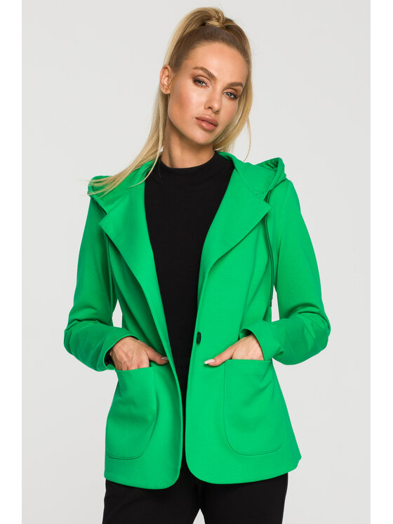 Made of Emotion Made of Emotion Sako M691 Zelená Casual Fit