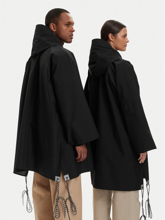 Napapijri Napapijri Nepremokavá bunda A-Raincape L NP0A4H4D9411 Čierna Oversize