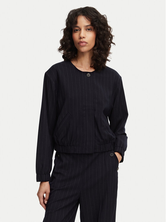 French Connection French Connection Сако Alia 759A5 Тъмносин Boxy Fit