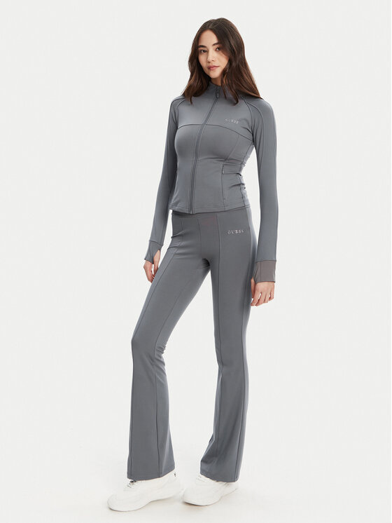 Guess Guess Spodnie dresowe V5RB15 KCD02 Szary Regular Fit