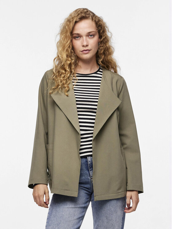 Pieces Pieces Giacca da abito Bosella 17146550 Verde Regular Fit