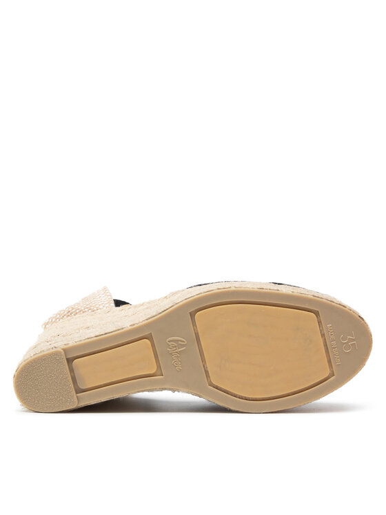 Castañer Castañer Espadrile Carina/8ED/001 020961-100 Negru