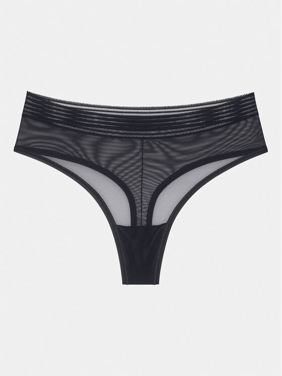 Triumph Triumph Stringi Tempting Sheer Highwaist String 10215943 Czarny