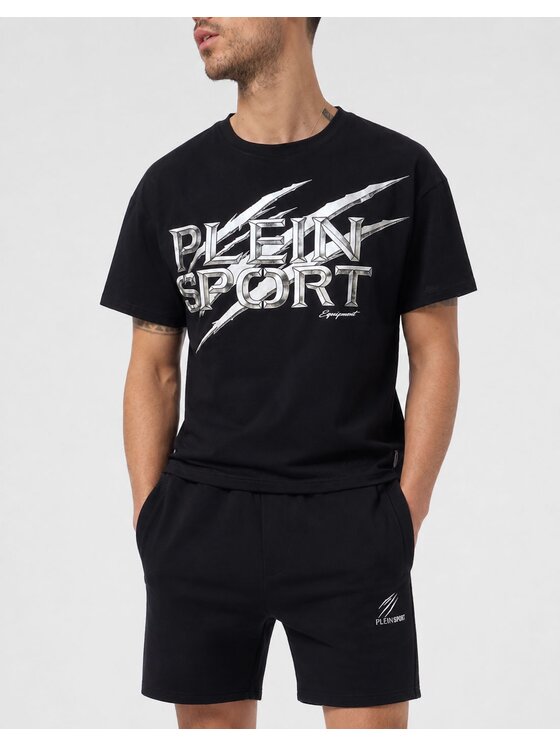 Plein Sport Plein Sport T-Shirt 31531 Černá Regular Fit