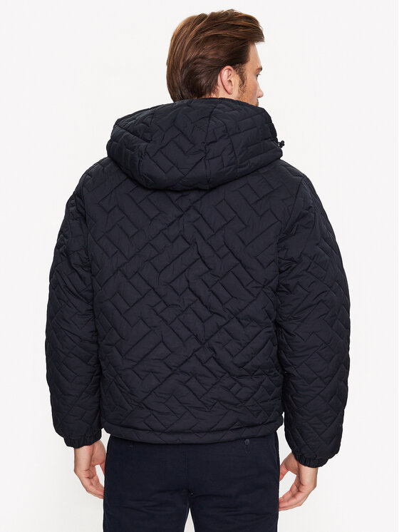 Tommy Hilfiger Tommy Hilfiger Bunda pro přechodné období MW0MW31636 Tmavomodrá Regular Fit