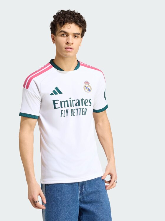 adidas adidas Koszulka techniczna 170012 Biały Slim Fit
